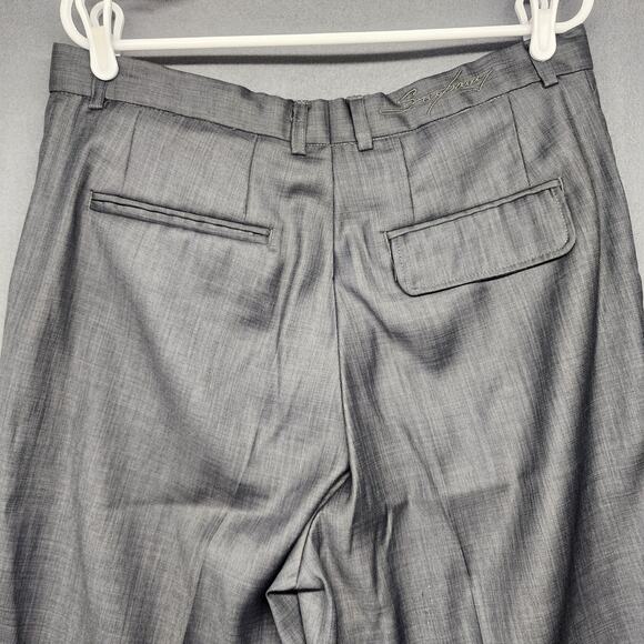 Steve Harvey Dress Pants Mens 34x28 Grey Pleated Front Tagged 36x30 - Picture 15 of 15